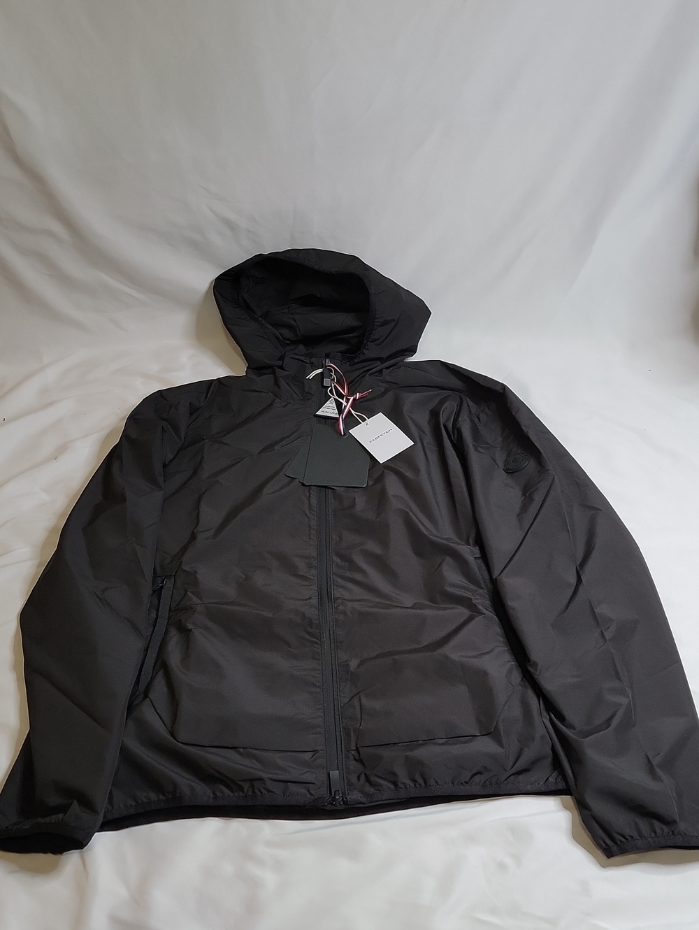 Moncler Black Lightweight Hooded Jacket